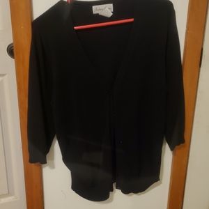 Black pull together blouse thing